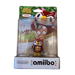 Nintendo Animal Crossing Celeste Amiibo Collectible Figure Sealed in Package